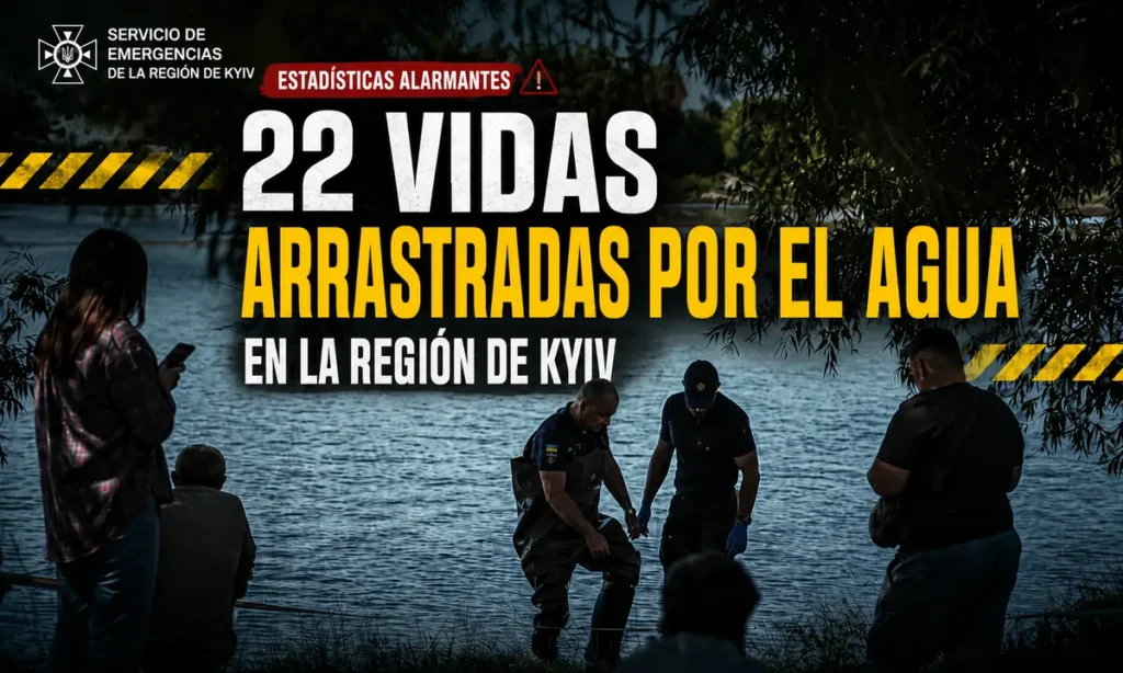22 personas han muerto por ahogamiento en la región de Kyiv desde principios de año