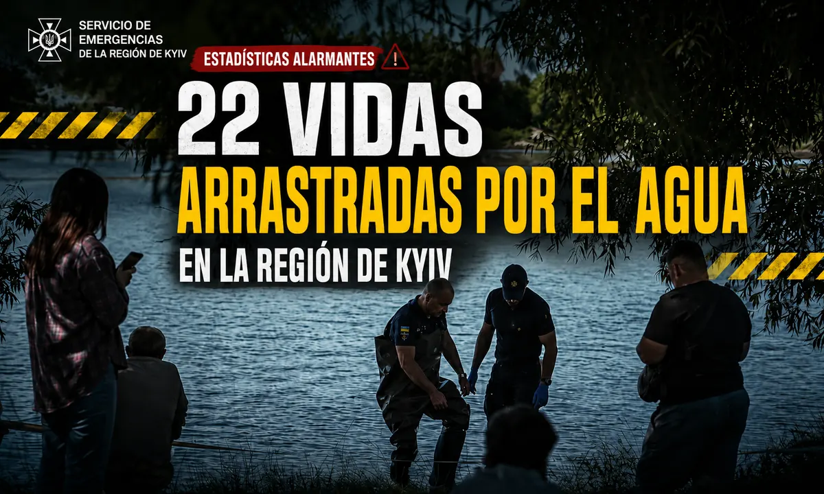 22 personas han muerto por ahogamiento en la región de Kyiv desde principios de año