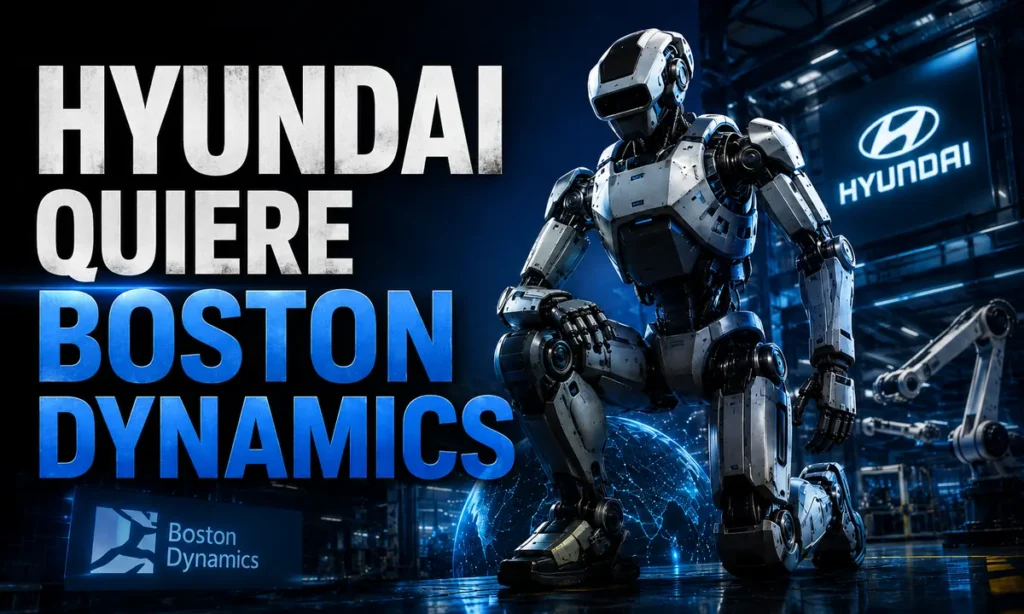 Hyundai quiere tomar el control total de Boston Dynamics para impulsar la robótica