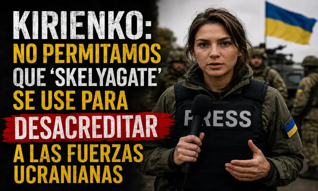 Corresponsal de guerra informa sobre Skelyagate y la posible desacreditación de las fuerzas ucranianas