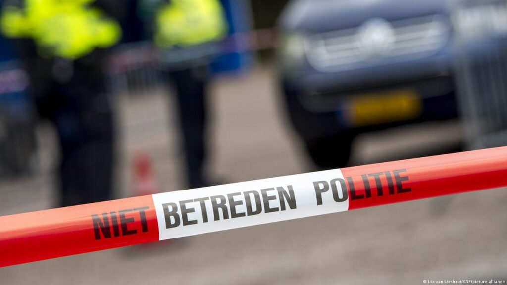 Cinta policial en Países Bajos durante una investigación
