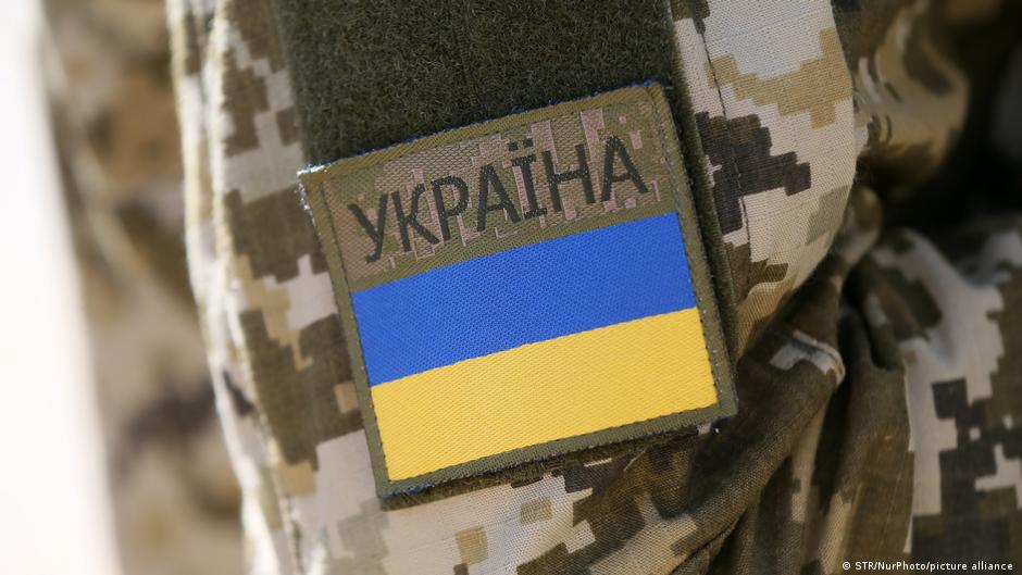 Escena del homicidio en Zaporiyia donde fue asesinado un oficial militar ucraniano
