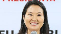 Keiko Fujimori celebra su victoria por estrecho margen en las elecciones Perú 2025