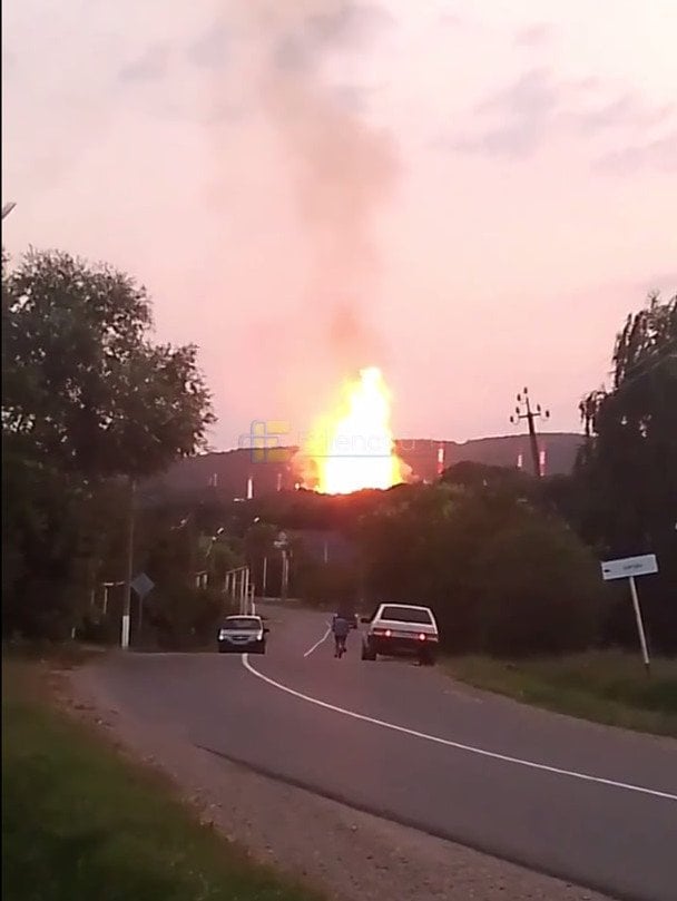 ataque drones Rusia contra estación de Gazprom en la región del Kubán