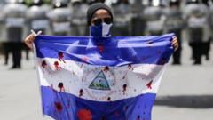Manifestantes de la oposición nicaragüense protestan contra la eliminación de las elecciones Nicaragua