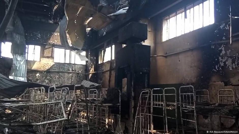 Familiares de prisioneros ucranianos exigen el regreso de los heridos retenidos en Olenivka