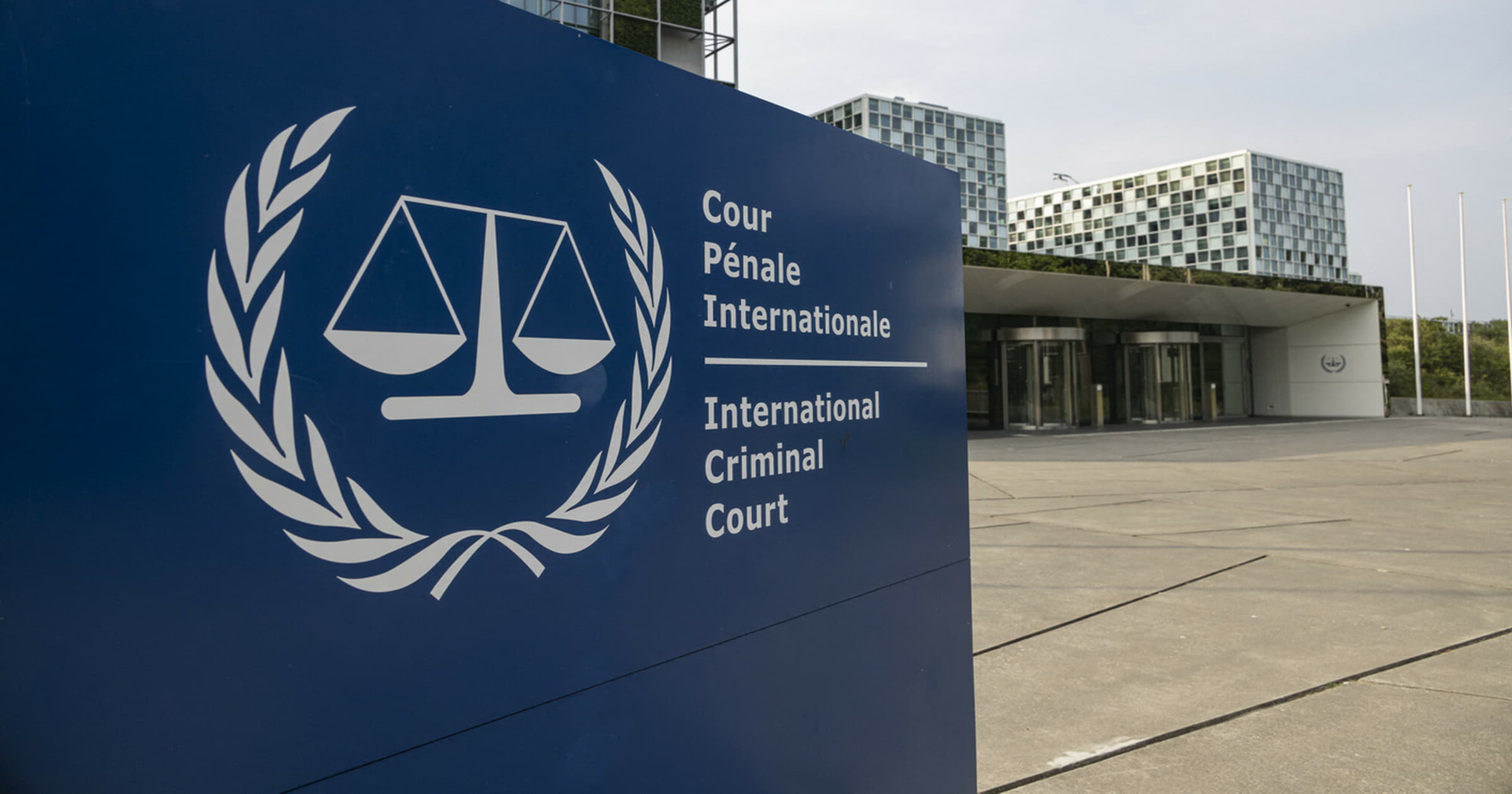 Sede de la Corte Penal Internacional en La Haya durante debate sobre el caso de Ucrania
