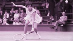 Maria Bueno en Wimbledon durante el escándalo por su indumentaria en el torneo
