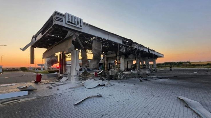 Gasolinera SOCAR destruida por dron Ucrania en Azerbaiyán tras ataque que provocó nota de protesta a Rusia