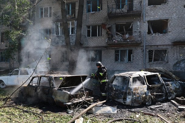 ataque drones Ucrania lanzado por Rusia en la noche del 14 de agosto con 112 aeronaves no tripuladas