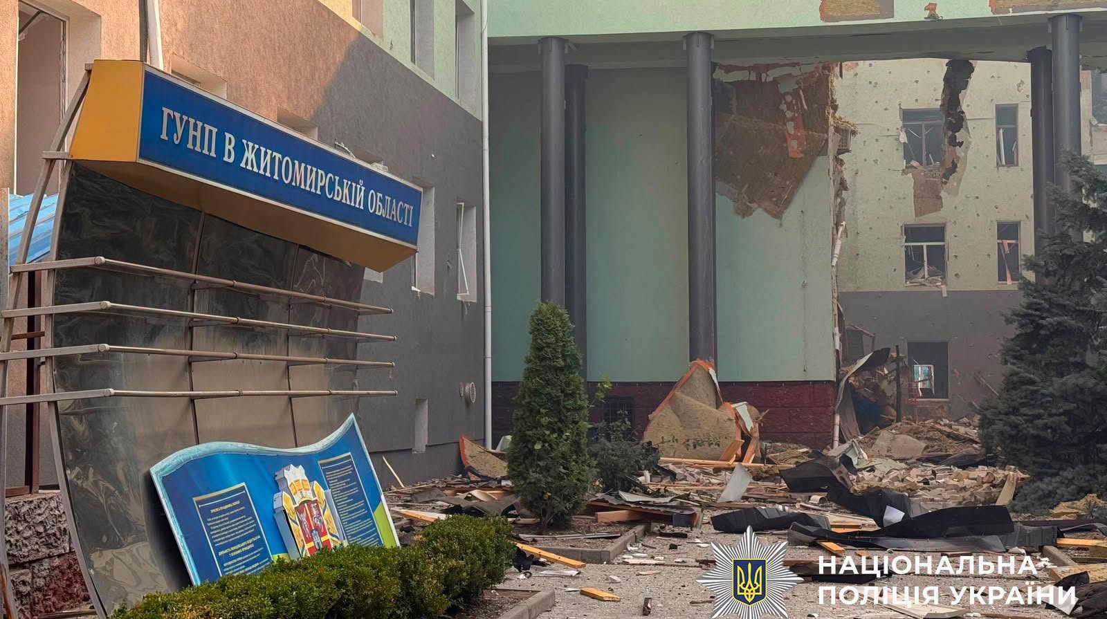 Ataque con drones Ucrania destruye edificios en Zhytomyr dejando dos muertos entre los civiles