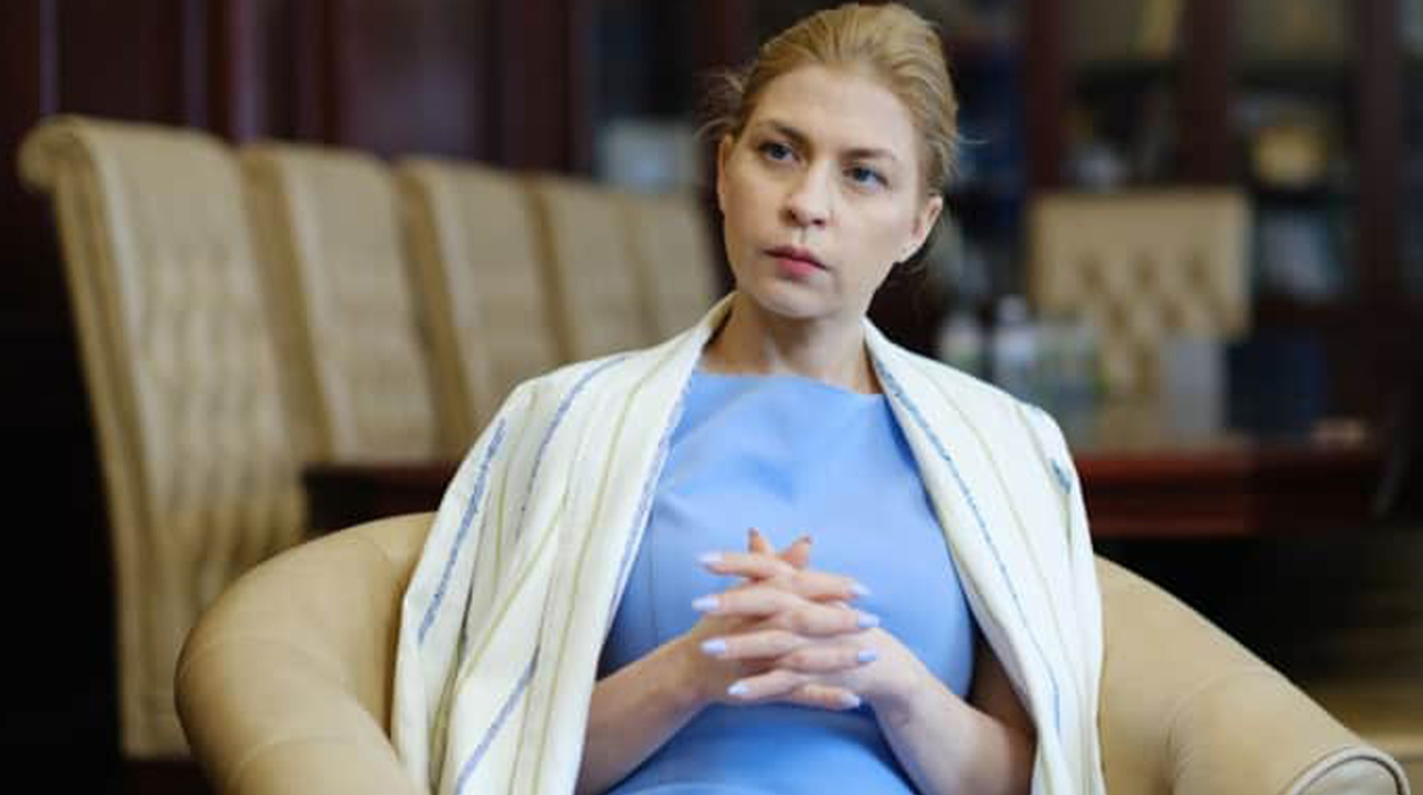 Olga Stefanishyna, embajadora de Ucrania en EE.UU., durante su etapa como representante diplomática