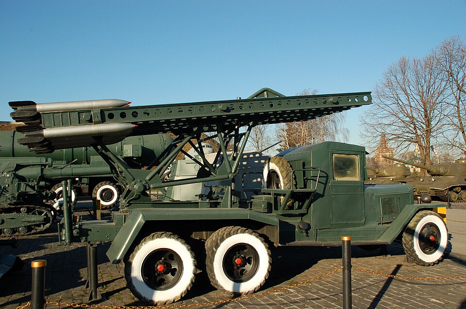 Katyusha BM-13 expuesto en el museo de la Segunda Guerra Mundial de Kiev