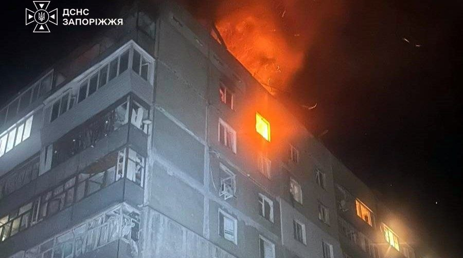 ataque drones Ucrania deja madre e hijo heridos en Zaporiyia durante ofensiva rusa