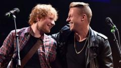 Ed Sheeran niega haber participado en el veto a Macklemore en la industria musical