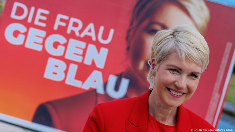Manuela Schwesig en campaña para las elecciones Mecklemburgo ante el avance de AfD en el Báltico