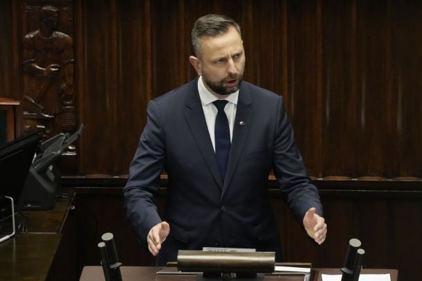 Kosiniak-Kamysz durante su llamado a Polonia para reforzar el apoyo a Ucrania ante el conflicto