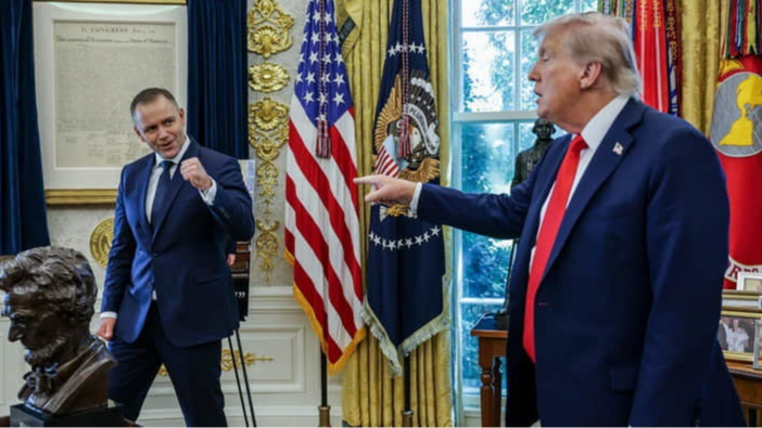 Soldados en la base militar Polonia Fort Trump propuesta por Nawrocki para honrar al presidente estadounidense