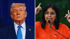 Trump Venezuela reunión con Delcy Rodríguez en la sede de la ONU en Nueva York