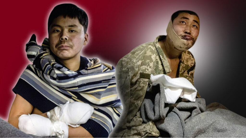 Soldados norcoreanos capturados como prisioneros norcoreanos Ucrania durante el conflicto bélico