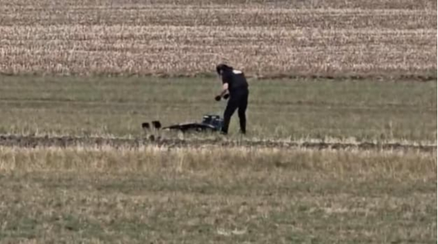 Dron explosivo hallado en la frontera entre Rumanía y Moldavia durante operativo de seguridad
