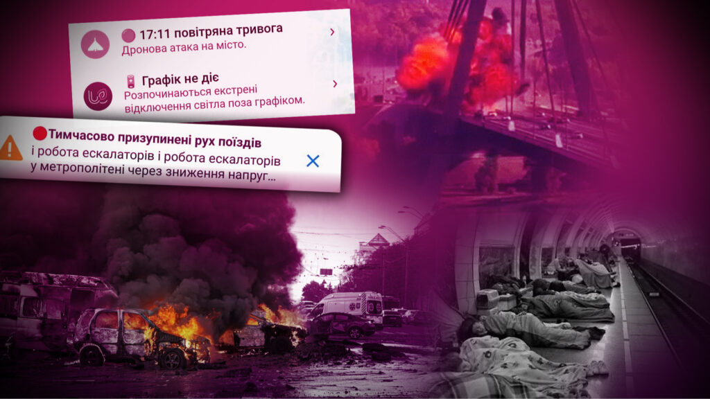 Edificios destruidos por ataques Ucrania tras cuatro años de bombardeos rusos en zonas urbanas