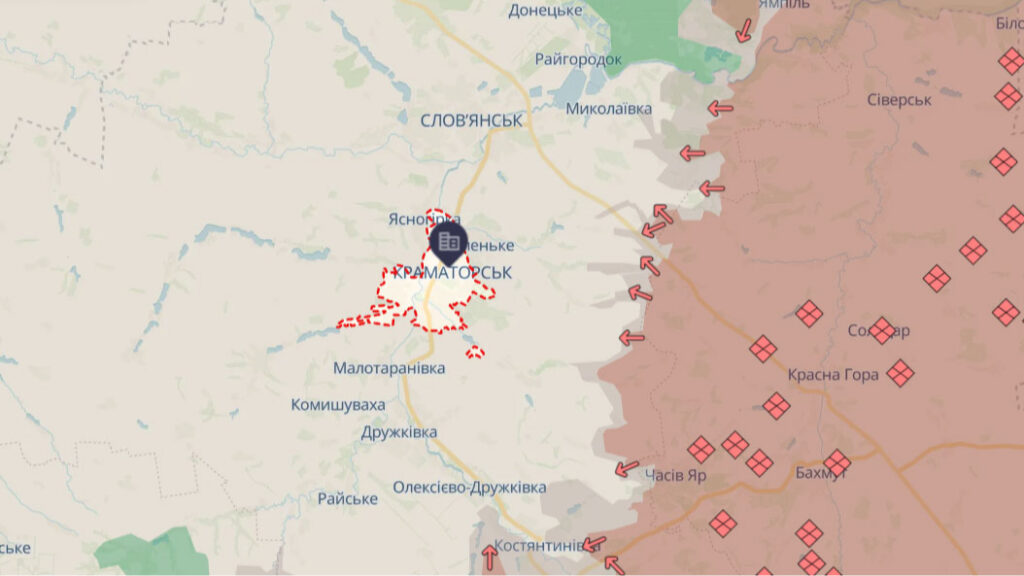 Niños evacuados de Kramatorsk durante la ampliación de la zona de evacuación infantil en la ciudad