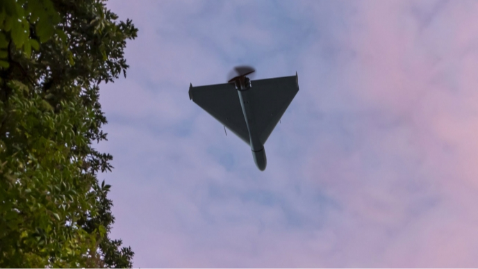 Restos del dron caído en Moldavia tras la explosión que desató una investigación oficial