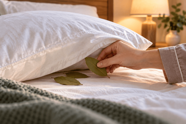Hoja de laurel bajo la almohada para dormir mejor, remedio natural entre la creencia y la ciencia