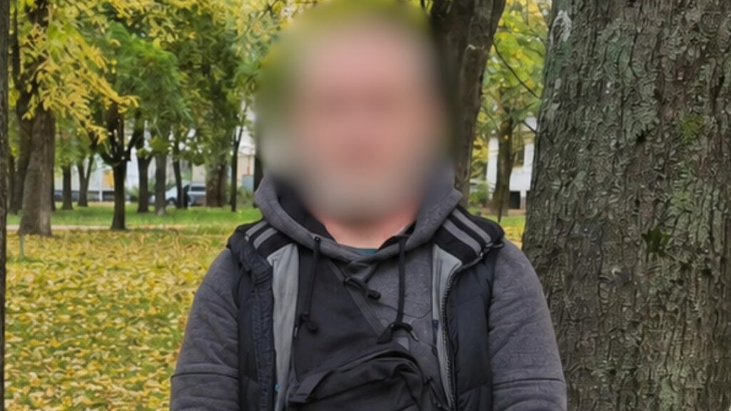 Escena del asesinato en un parque de Kiev donde fue imputado el presunto autor del crimen
