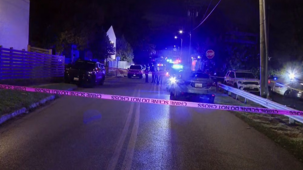 Escena del tiroteo en Baltimore donde murió una niña de 12 años